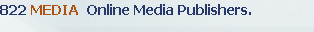 Are You Looking For A Design Company You Can Trust? 822 MEDIA, INC. delivers world-class website design, and media supporting your advertising and marketing activities. A well designed website will communicate your message, promote your business, and add prestige to your organization’s world wide presence.  It is our mission to understand your customers and design a site that will meet your business needs by using highly efficient information technologies.