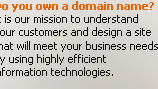 Do you own a domain name?  